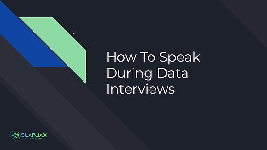 How to Speak During Data Interviews